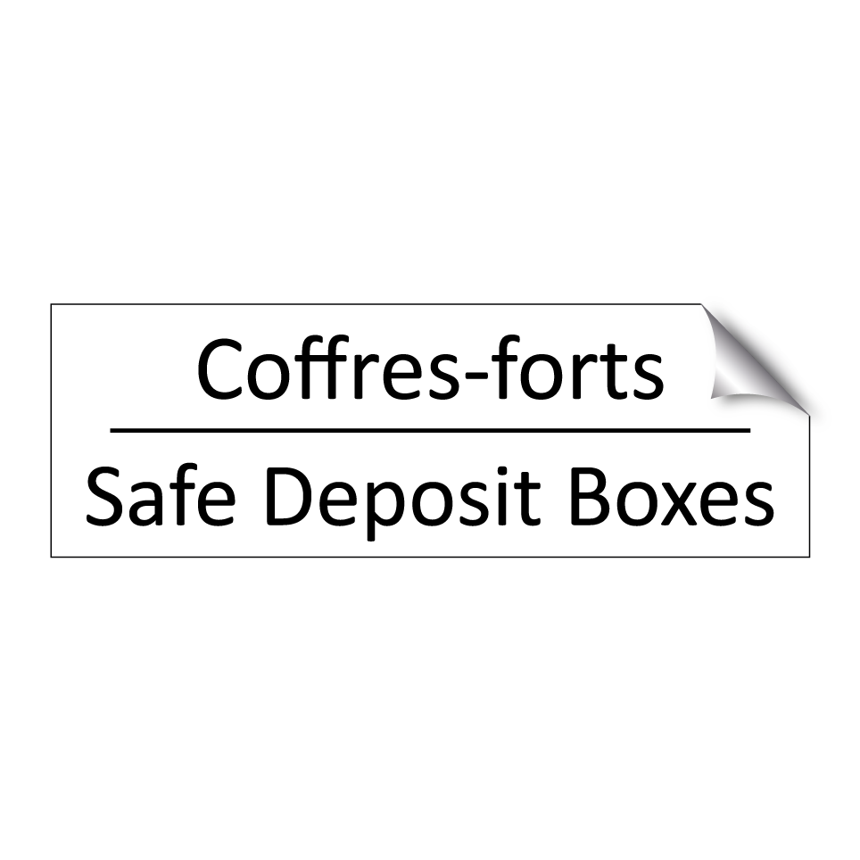 Coffres-forts - Safe Deposit Boxes