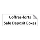 Coffres-forts - Safe Deposit Boxes