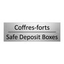 Coffres-forts - Safe Deposit Boxes