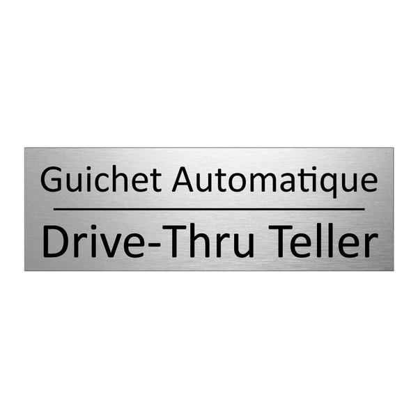 Guichet Automatique - Drive-Thru Teller