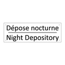 Dépose nocturne - Night Depository
