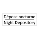 Dépose nocturne - Night Depository