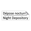 Dépose nocturne - Night Depository