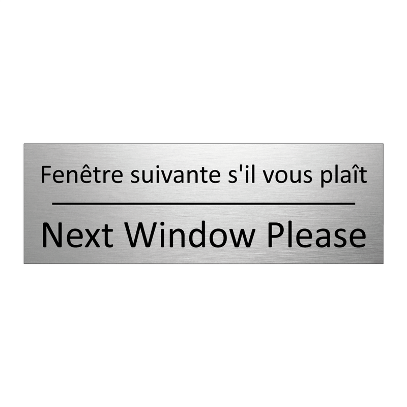 Fenêtre suivante s'il vous plaît /.../ - Next Window Please