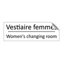 Vestiaire femmes - Women's changing room