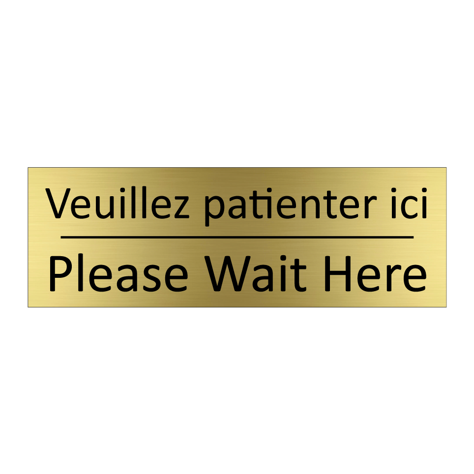 Veuillez patienter ici - Please Wait Here