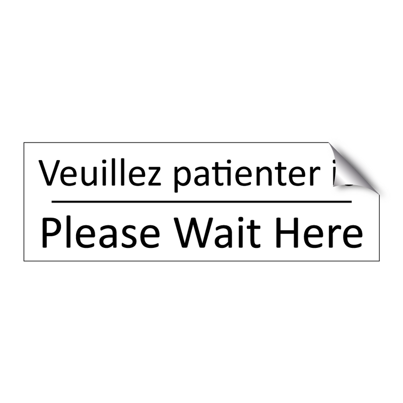 Veuillez patienter ici - Please Wait Here