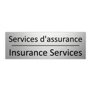 Services d'assurance - Insurance Services