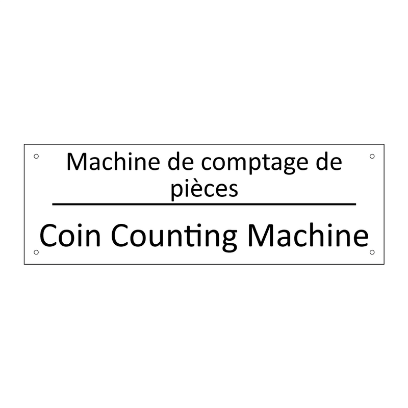 Machine de comptage de pièces - Coin Counting Machine