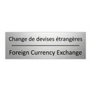 Change de devises étrangères - Foreign Currency Exchange