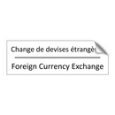 Change de devises étrangères - Foreign Currency Exchange