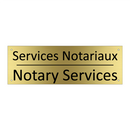 Services Notariaux - Notary Services