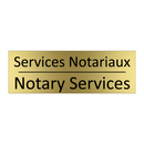 Services Notariaux - Notary Services