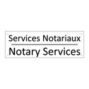 Services Notariaux - Notary Services