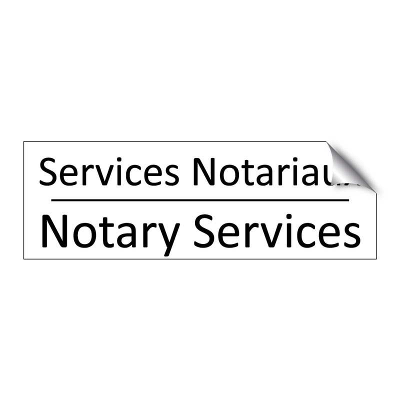 Services Notariaux - Notary Services