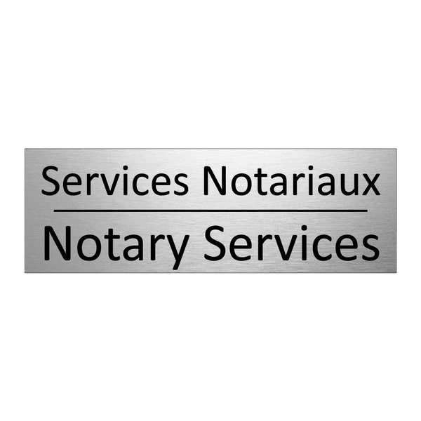 Services Notariaux - Notary Services