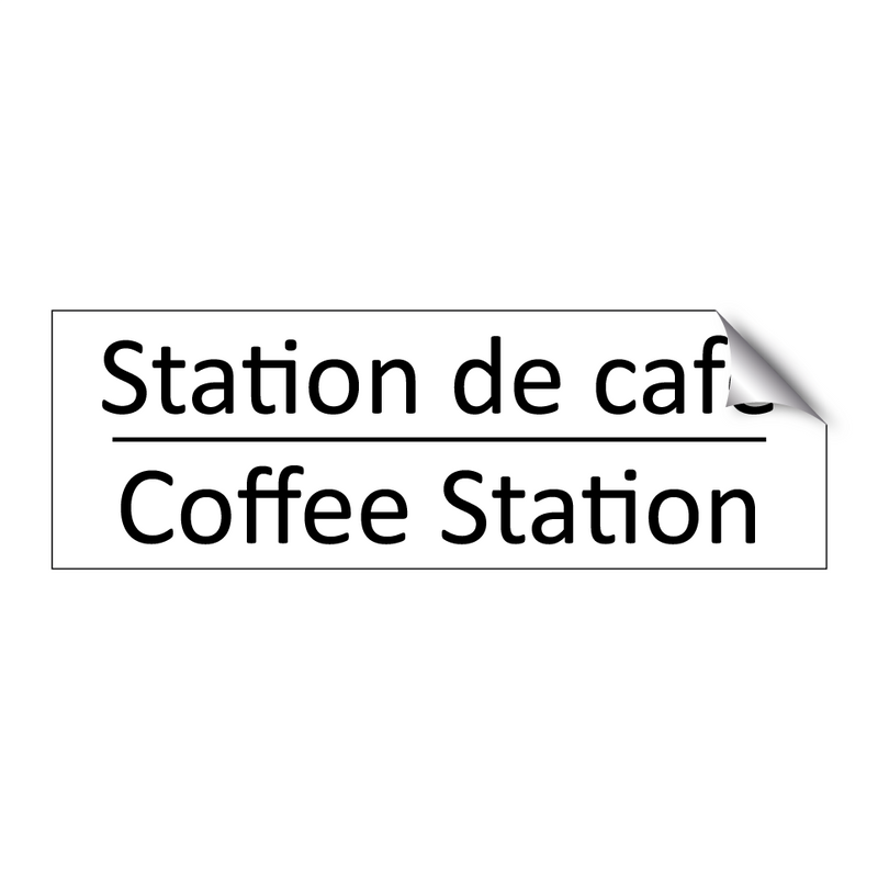 Station de café - Coffee Station