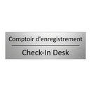 Comptoir d'enregistrement - Check-In Desk