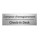 Comptoir d'enregistrement - Check-In Desk
