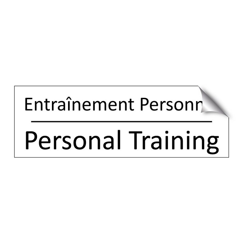 Entraînement Personnel - Personal Training