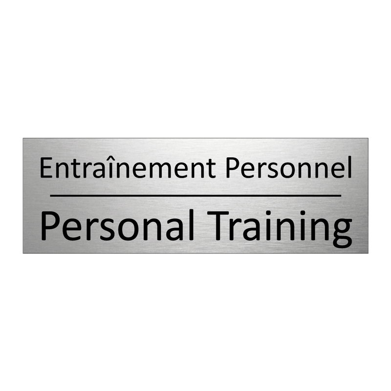 Entraînement Personnel - Personal Training