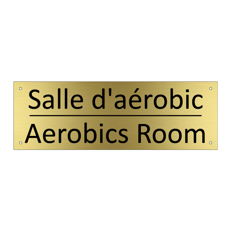 Salle d'aérobic - Aerobics Room