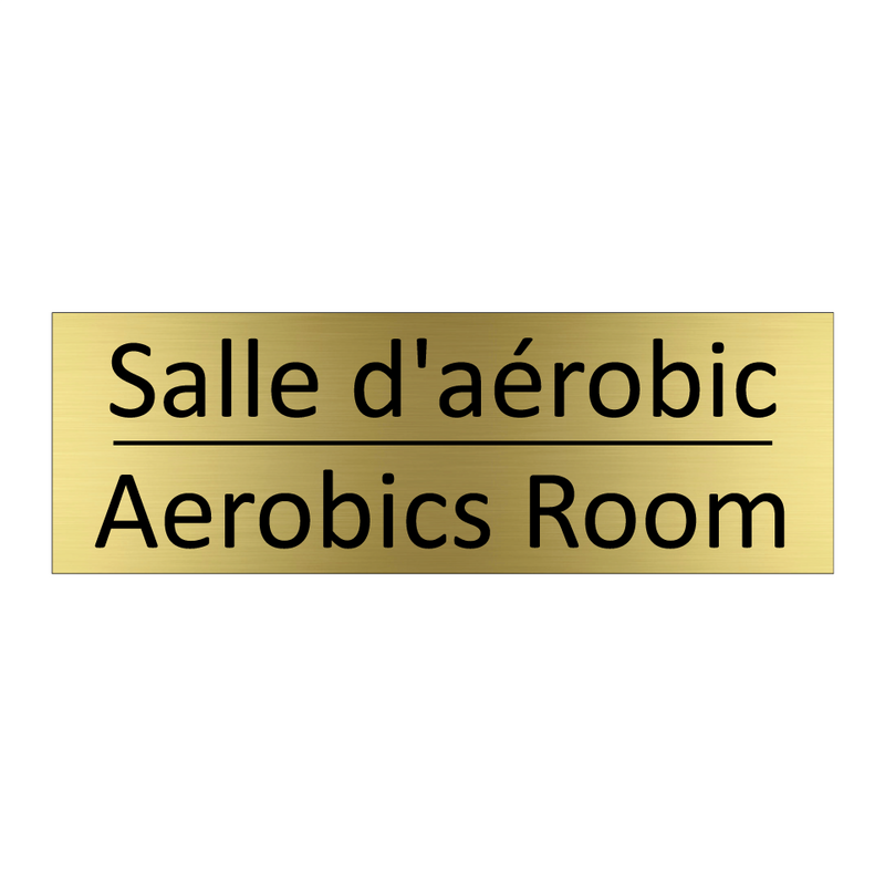 Salle d'aérobic - Aerobics Room