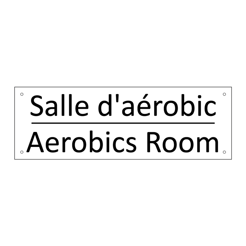 Salle d'aérobic - Aerobics Room