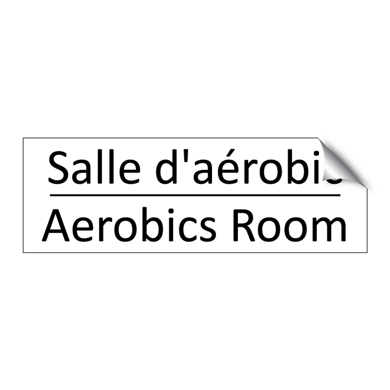 Salle d'aérobic - Aerobics Room