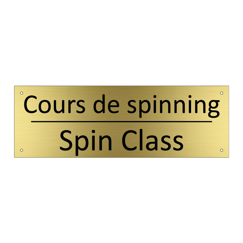 Cours de spinning - Spin Class