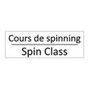 Cours de spinning - Spin Class