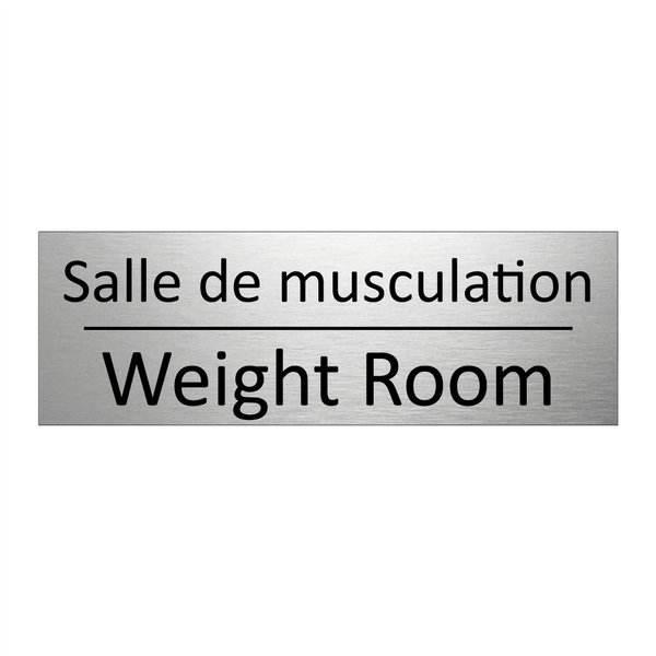 Salle de musculation - Weight Room