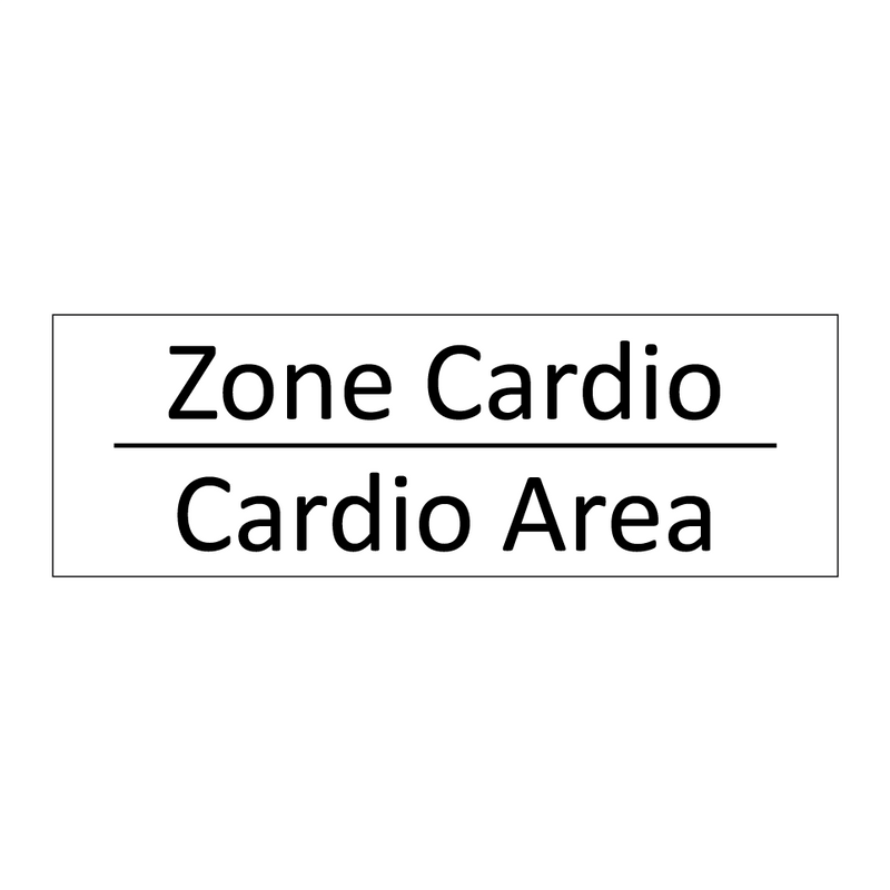 Zone Cardio - Cardio Area