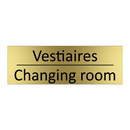 Vestiaires - Changing room
