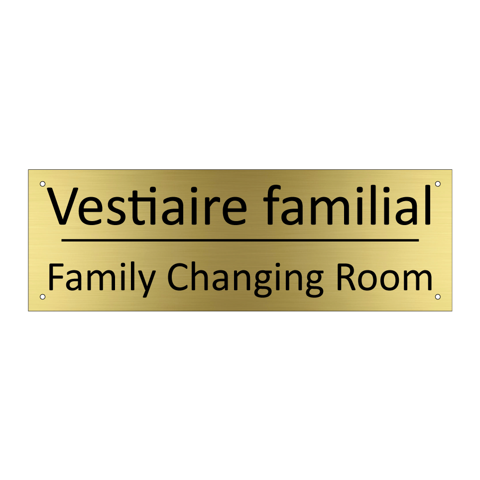 Vestiaire familial - Family Changing Room