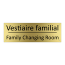Vestiaire familial - Family Changing Room