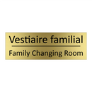 Vestiaire familial - Family Changing Room