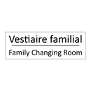 Vestiaire familial - Family Changing Room