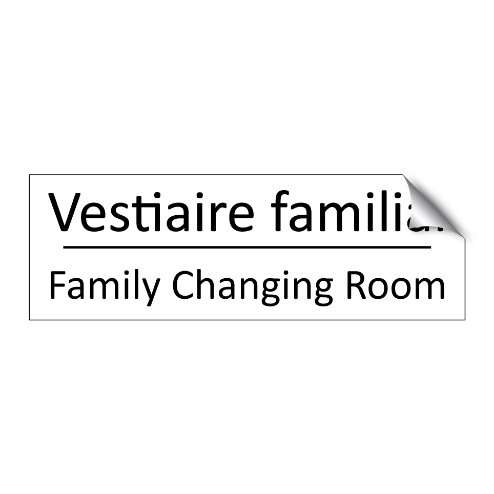 Vestiaire familial - Family Changing Room