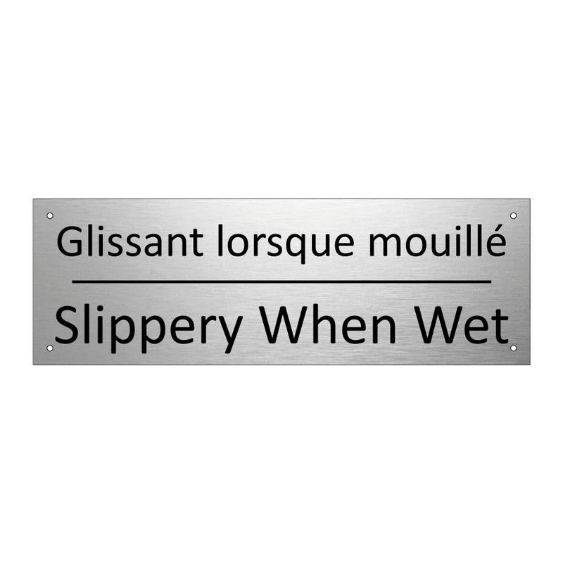 Glissant lorsque mouillé - Slippery When Wet