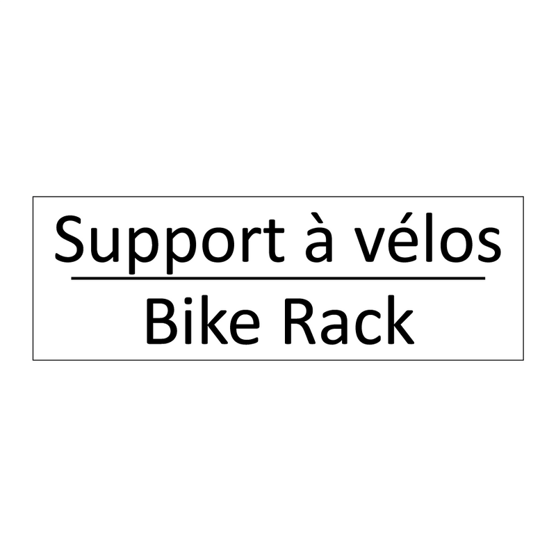 Support à vélos - Bike Rack