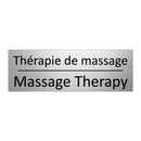 Thérapie de massage - Massage Therapy