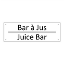 Bar à Jus - Juice Bar