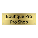 Boutique Pro - Pro Shop