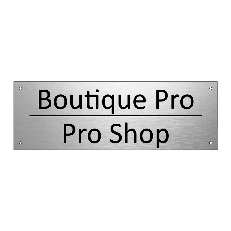 Boutique Pro - Pro Shop