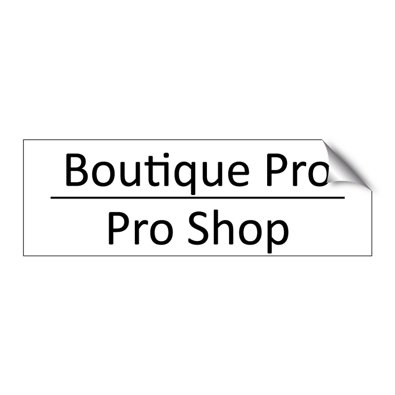 Boutique Pro - Pro Shop