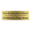Aire de jeux pour enfants - Children's Play Area