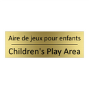 Aire de jeux pour enfants - Children's Play Area