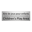 Aire de jeux pour enfants - Children's Play Area