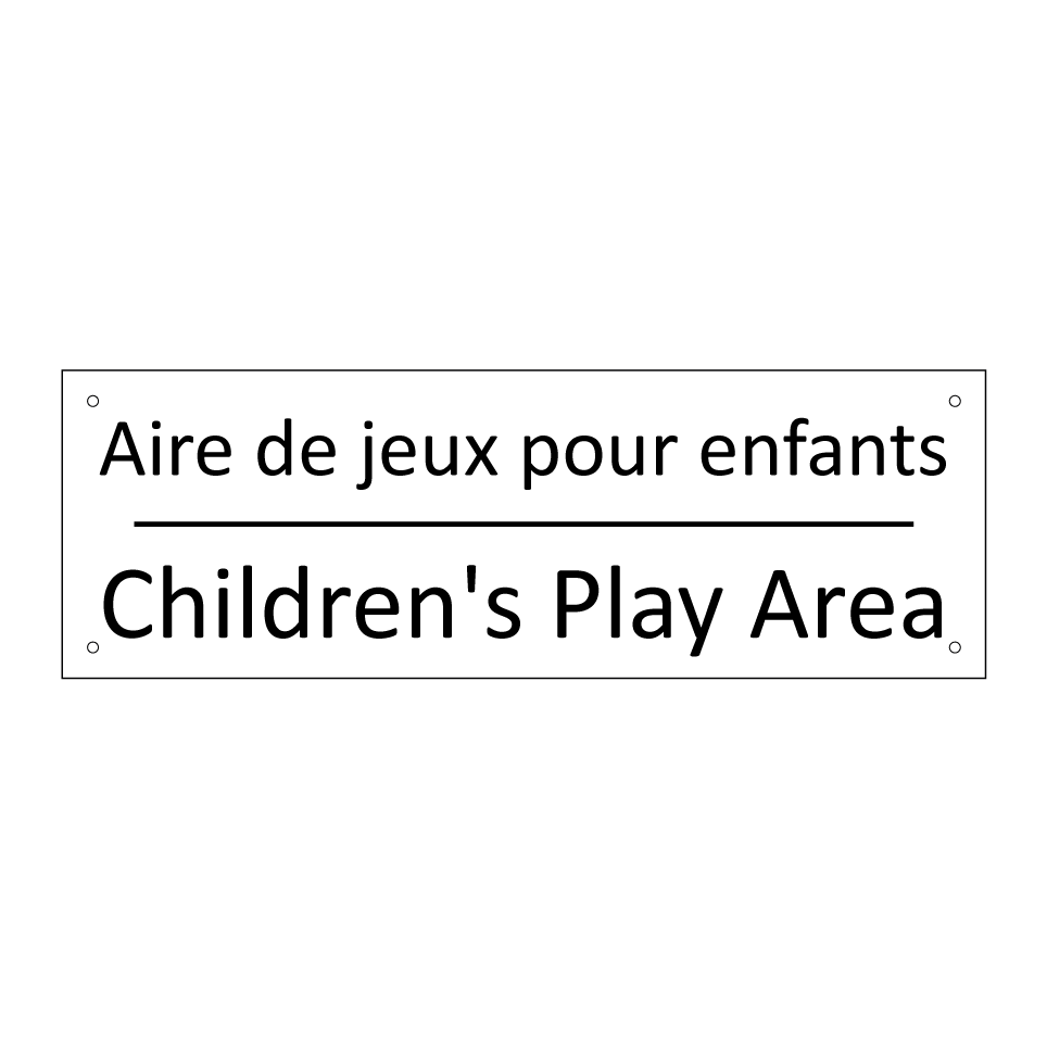 Aire de jeux pour enfants - Children's Play Area